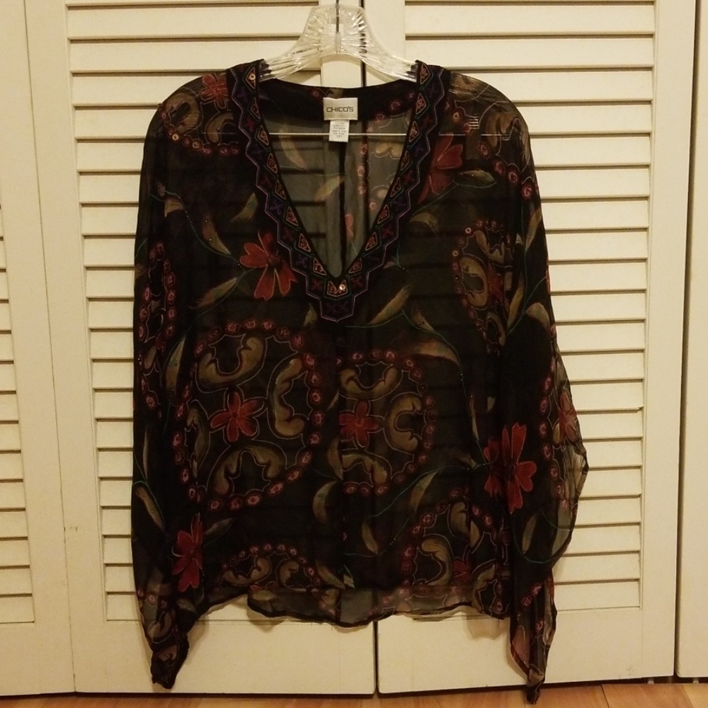 CHICO'S silk blous